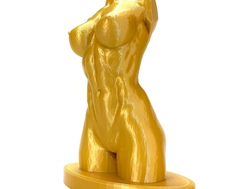 Female Body Statue Bust Fitness Bust Bodybuilding Female Body Fitness Decoration Figure Decoration Figures Deco Female