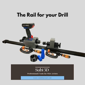 Drill Rail Coilbuilder Tool Coilbuilding Tool Coilbuilding Jig