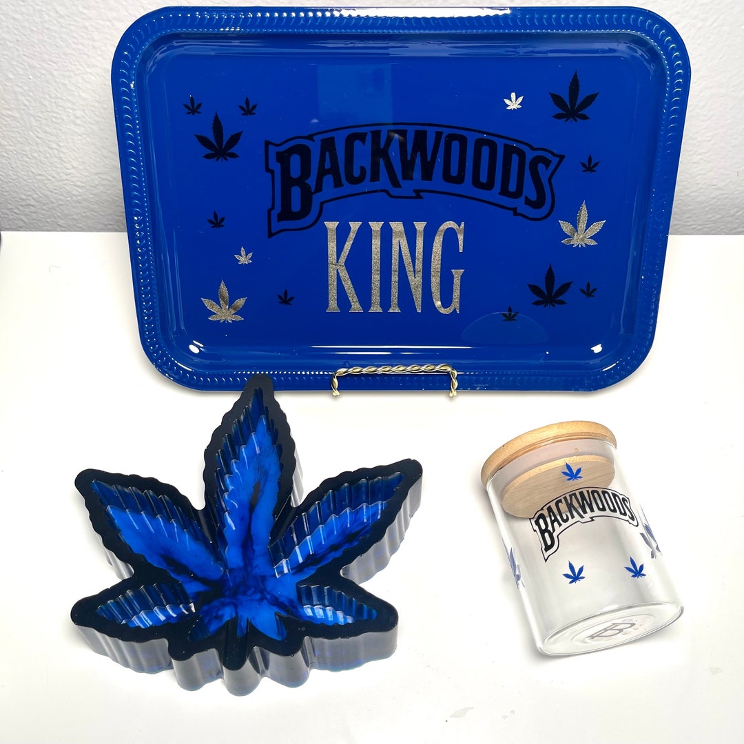 Backwoods Rolling Tray Set Backwoods King Gifts for Him Etsy