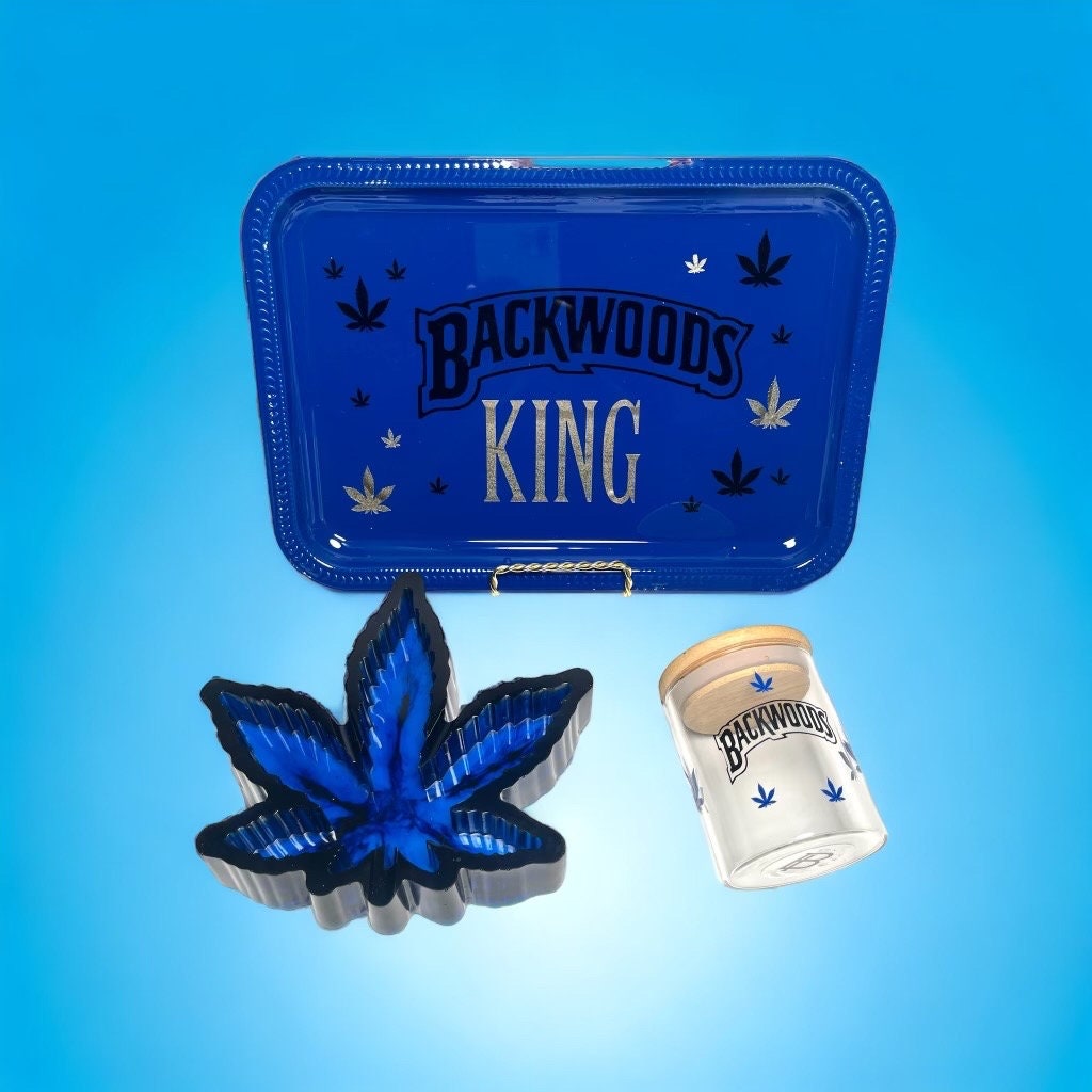 Wise Skies Blue King Size Slim Rolling Paper Blue Vegan Rolling Papers  Natural 