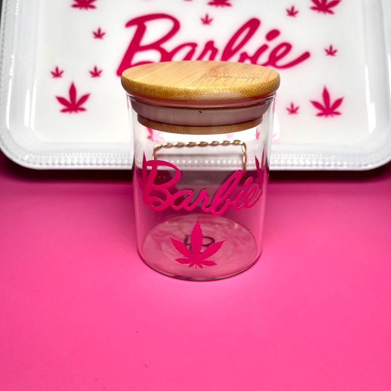 Rolling Tray Set Barbie Glitter 3 Piece Rolling Tray Set Etsy