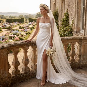 grey winter bridesmaid dresses Dusty Gray Halter Long Rustic US 12 / UK YGroup_richmond T4TREAM 54