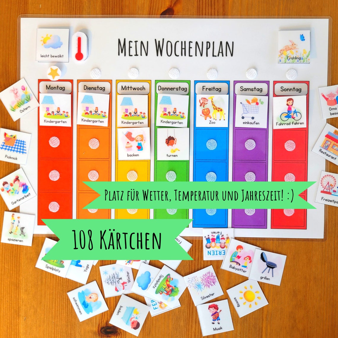 Wochenplan für Kinder Download zum Ausdrucken für - Etsy.de