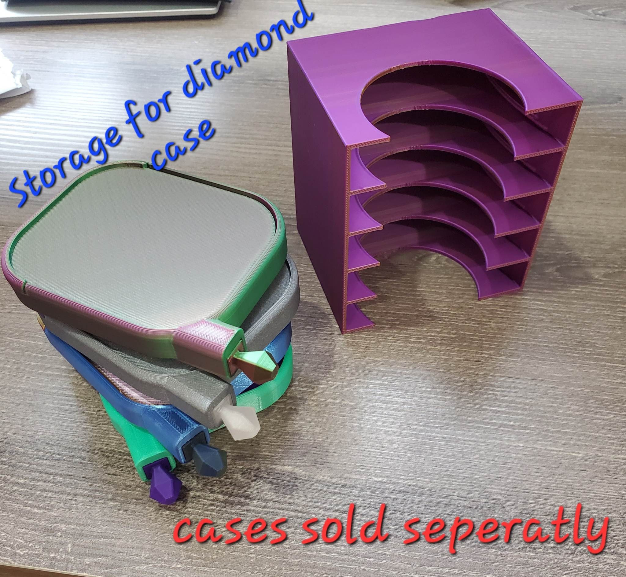 ZORETCO Diamond Painting Storage Containers,60 Slots Diamond Painting  Accessories with Tools for Diamond Art Organizer Craft Jewelry Beads Storage  Box
