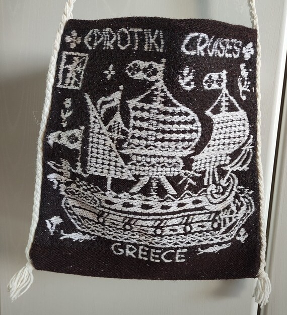 Greek Epirotiki Lines Cruises Travel Tote, Shoulder B… Gem