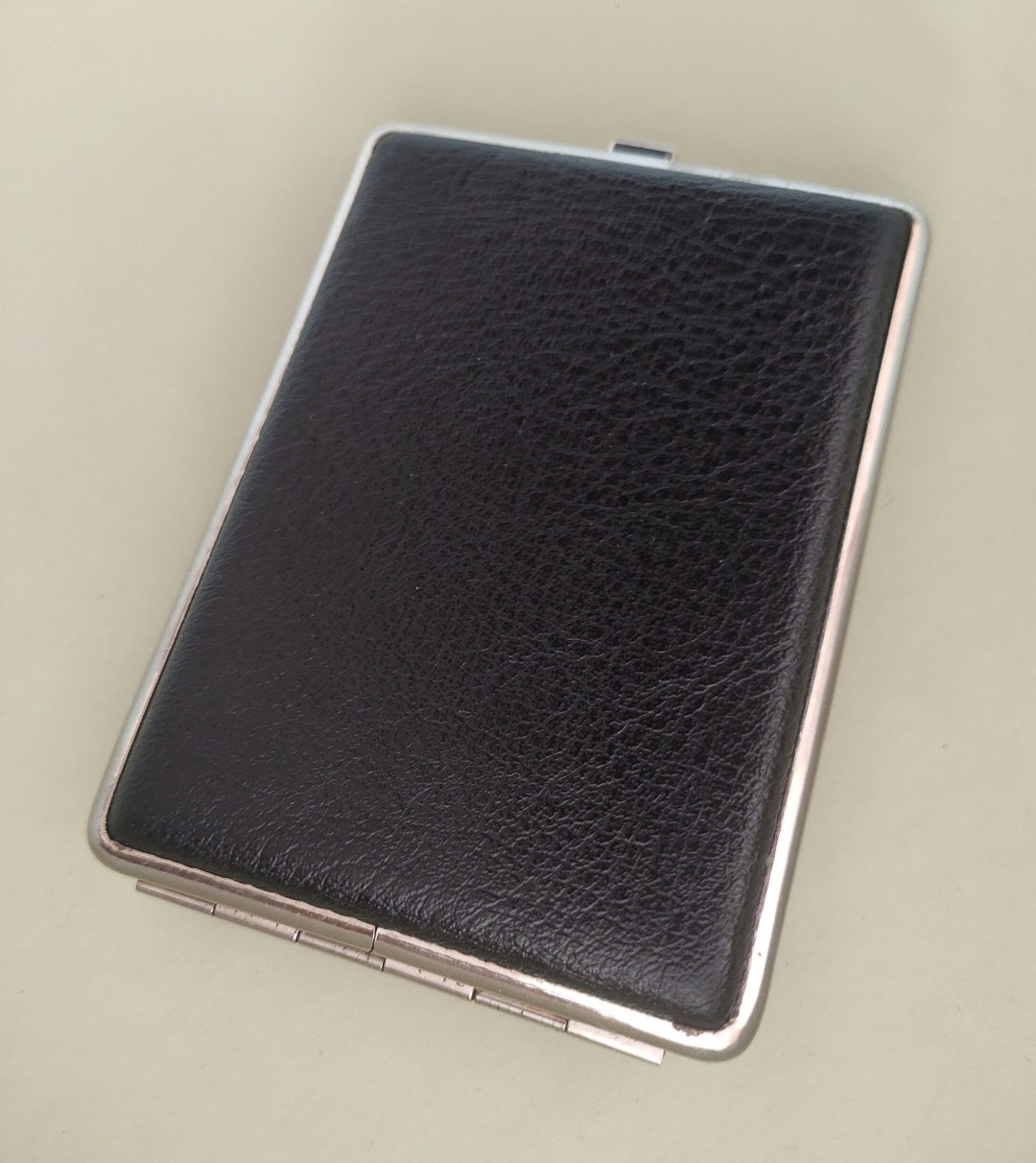 Vintage Black Leather Cigarette Case Made in Germany - Etsy
