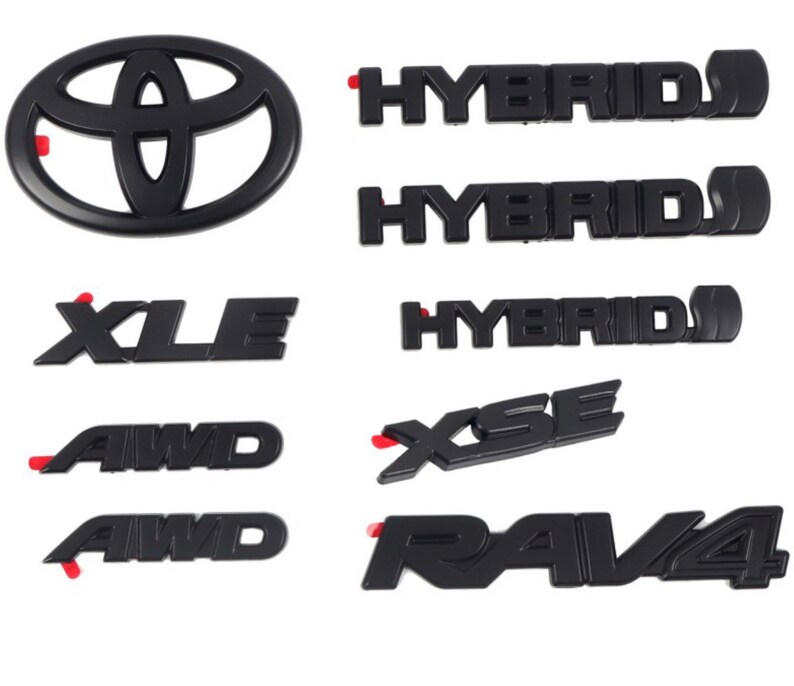 Genuine Toyota Blackout Badge Overlay 20-24 4Runner- Toyota Customs
