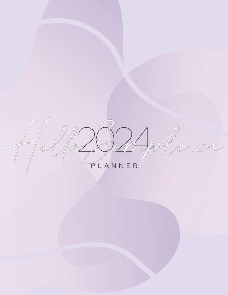 Classic 2024 Calendar Canva Template Etsy Australia