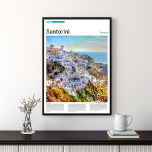 Santorini Greece Wall Print