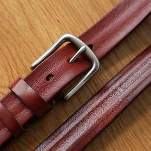 Men's genuine leather belt image 3