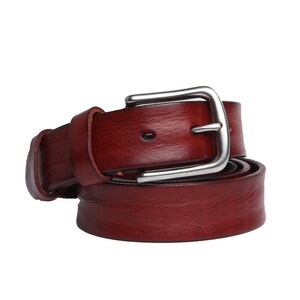 Men's genuine leather belt image 2