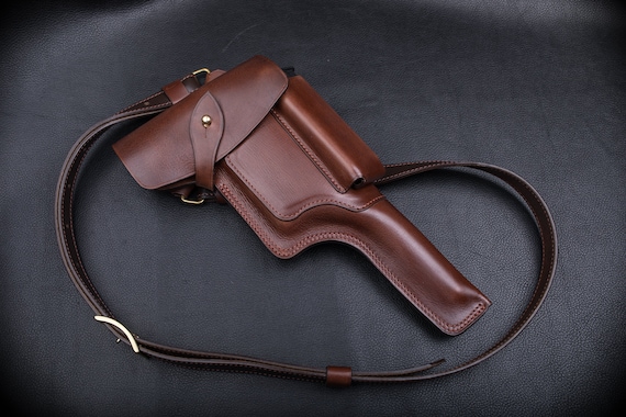 Retro Leather Holster for Mauser C96 M712 | Handcrafted | Quality
