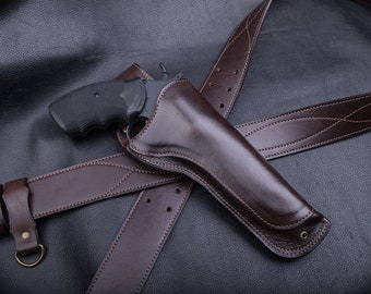Colt Python Leather Holster | Custom Vintage Look