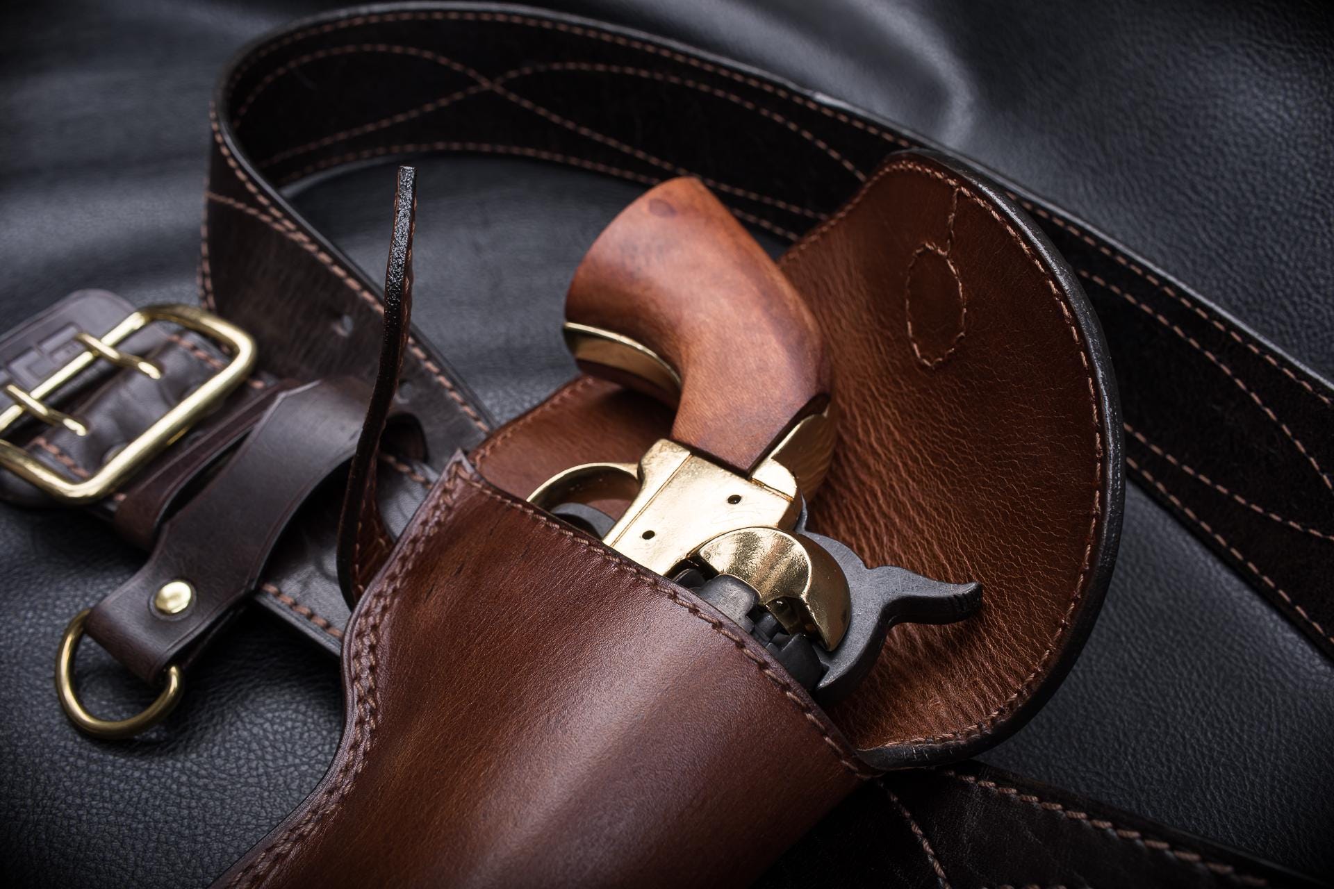 Colt M1851 NAVY カスタムメイドレザーホルスター | ヴィンテージ