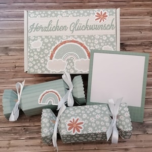 Knallbonbon-Box als Geldgeschenk zur Hochzeit, Geburtstag, Geburt