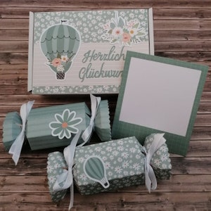 Knallbonbon-Box als Geldgeschenk zur Hochzeit, Geburtstag, Geburt