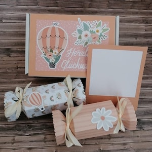Knallbonbon-Box als Geldgeschenk zur Hochzeit, Geburtstag, Geburt