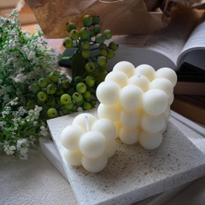 Bundle Special English Pear & Freesia Scented Soy Wax Blend Bubble Candle Aesthetic decor Wedding Favour Bridesmaid Gift, Australia Local