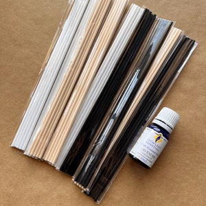 DIY Home Decor Homemade Natural Eco Fibre Rattan Fragrance Essential Oil Aromatherapy Reed Diffuser Sticks Refill Replacement AUSTOCK