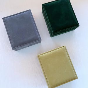 Velvet Suede Luxury Necklace Ring Earrings Bracelet Pendant Jewel Jewelry Jewellery Box Storage Packaging Gifting Package , Austock
