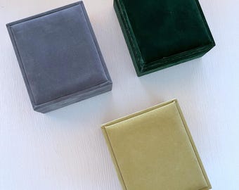 Velvet Suede Luxury Necklace Ring Earrings Bracelet Pendant Jewel Jewelry Jewellery Box Storage Packaging Gifting Package , Austock