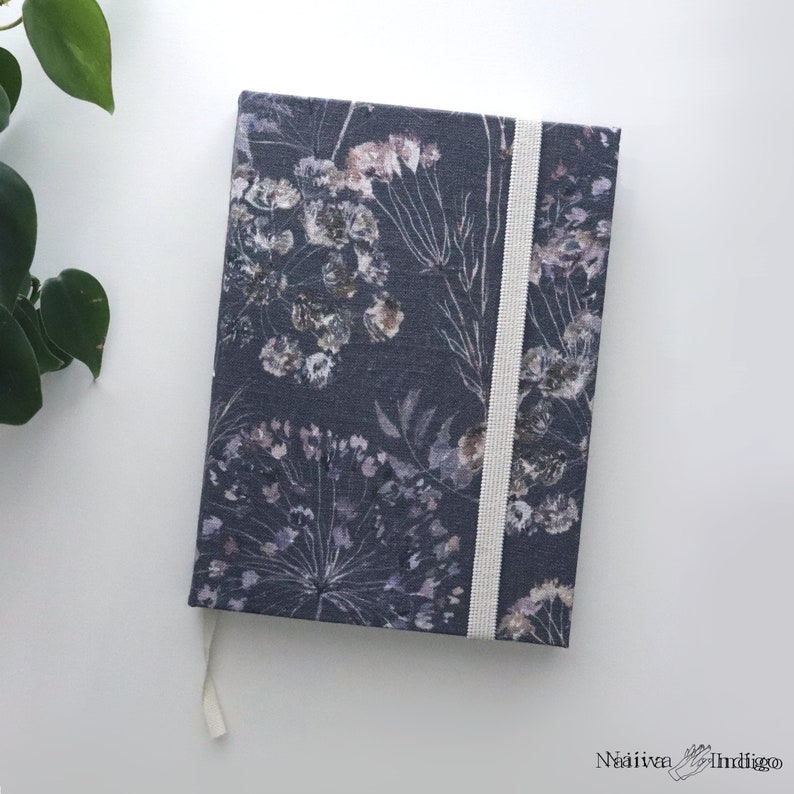 Cotton Watercolor Hardcover Sketchbook Handmade Linen Purple Etsy