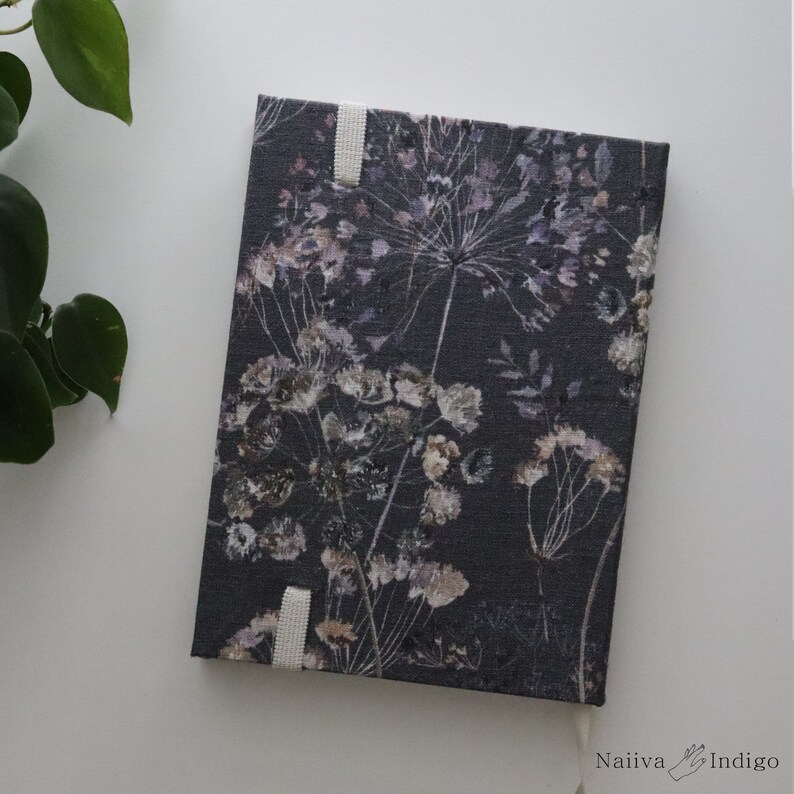 Cotton Watercolor Hardcover Sketchbook Handmade Linen Purple Etsy