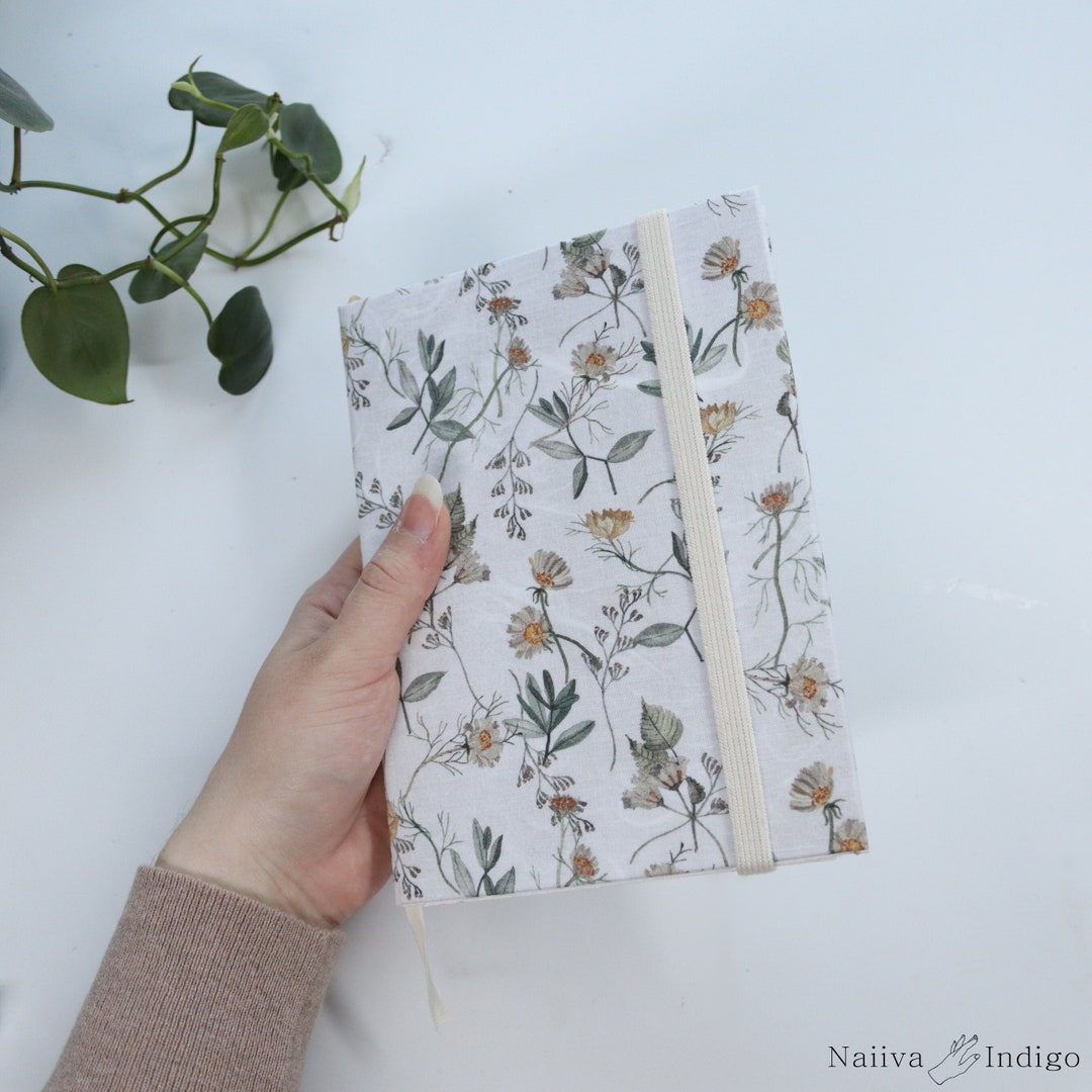 Floral Cottagecorewatercolor Sketchbook Cotton Watercolor Etsy