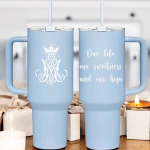 Personalized Catholic gifts for women Travel Tumblers Marian Virgen Maria Catholic Perfect Mother&#39;s Day gift for lent Miraculous Medal