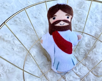 Cute Jesus plush doll Christening favor Little Boy and Girl Gift Baptism Catholic Lent Holy Communion Home schooling easter basket