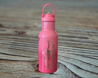 Virgin Mary water bottle custom cute Virgin Mary custom little catholic girl gift Hail Mary Holy Communion flower girl gift Religious