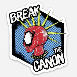 ANTAGONIZE FASCISTS Hobie Punk Spider Vinyl Sticker Break Canon | No Kings REGULAR Break Canon