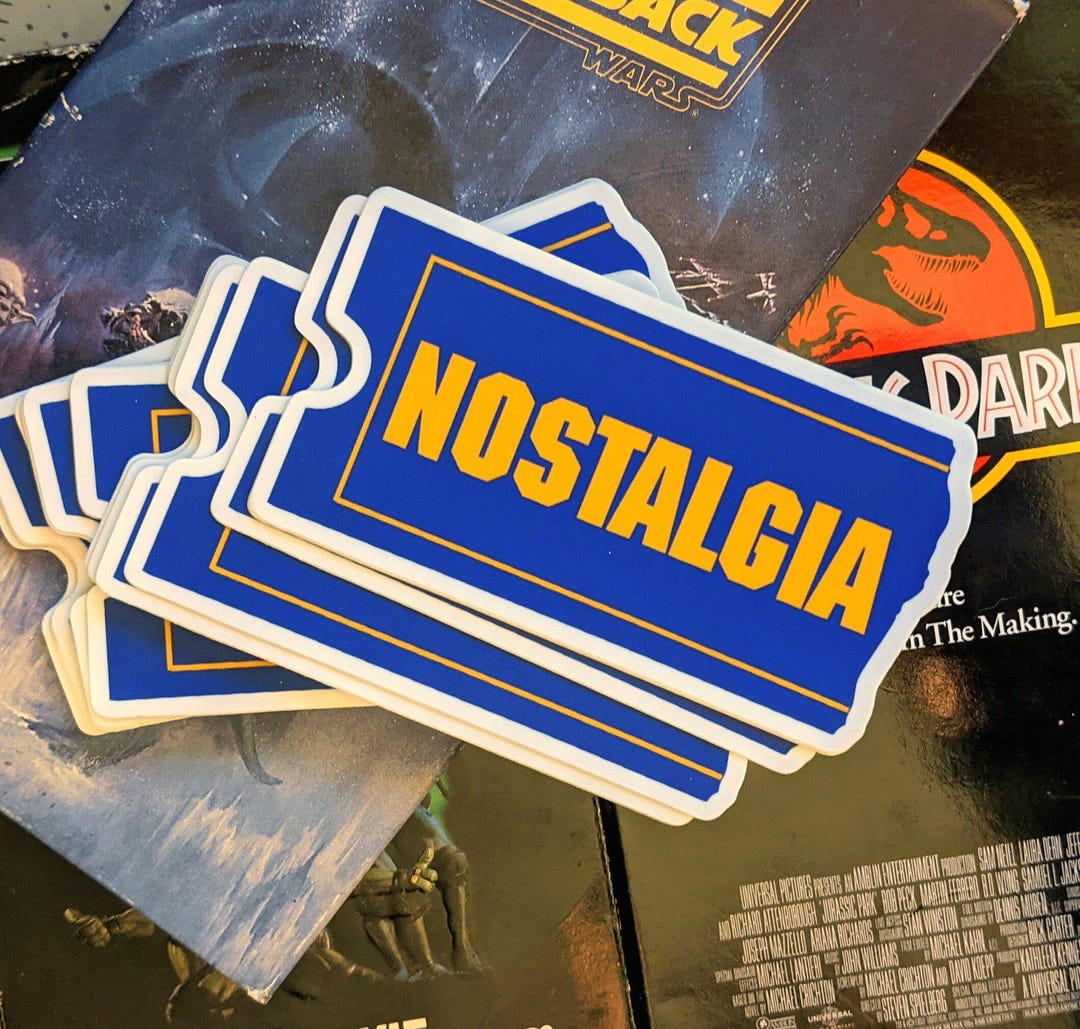 NOSTALGIA Blockbuster Sticker Video Movies Vhs Dvd Pure Cinema Retro ...