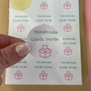 Please Handle With Care Pink Heart Stickers, Packaging Stickers, Fragile  Stickers, Pretty Labels, Small Business Stickers, Order Stickers 