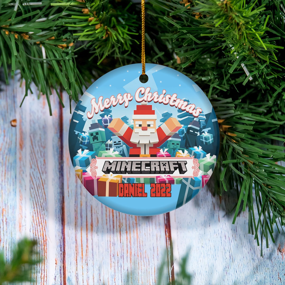 Minecraft Christmas Ornaments 