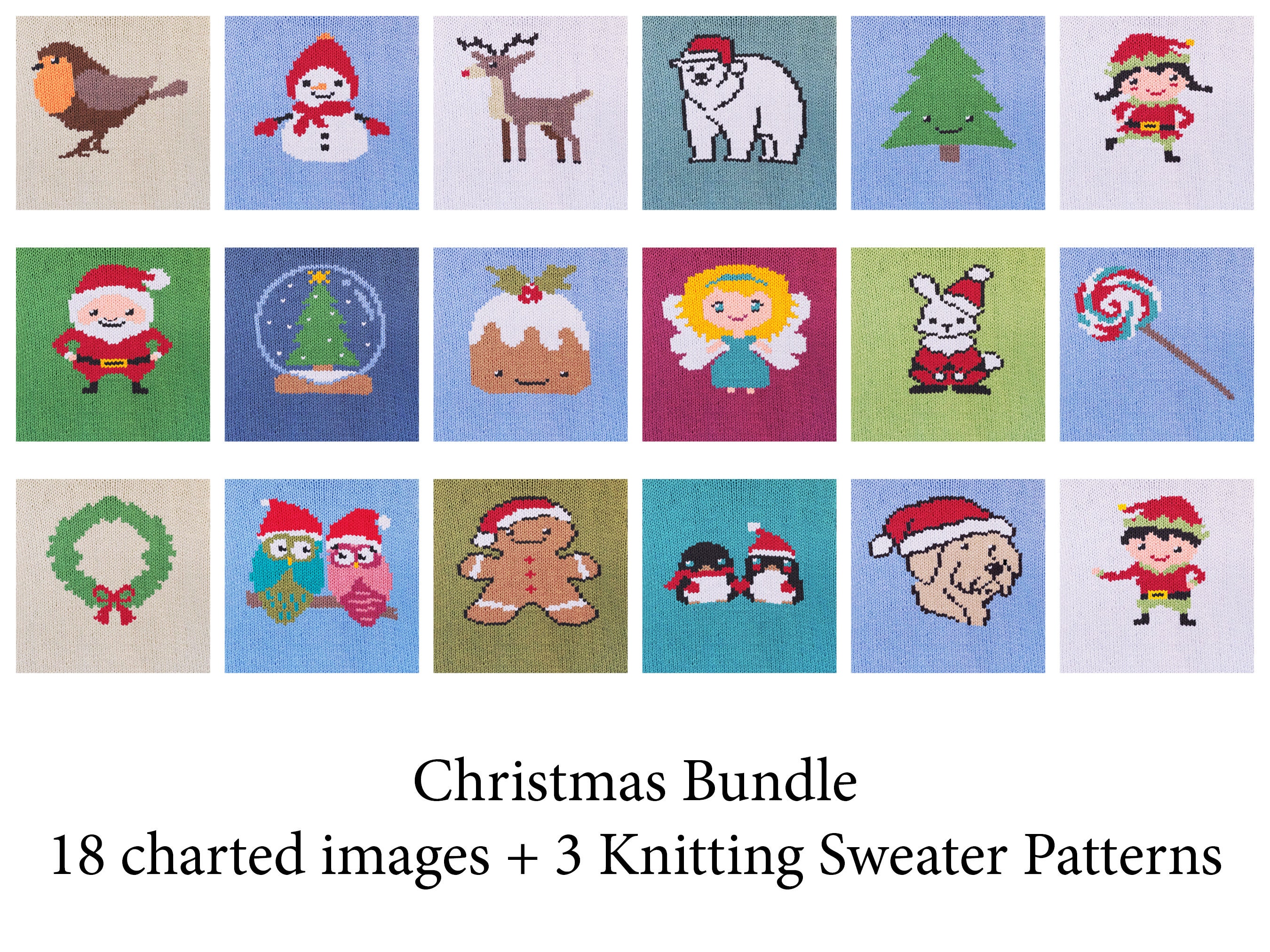 Christmas knitting charts deals