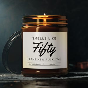 Funny 50th Birthday Gift, 50th Birthday Candle, Funny Birthday Candle, Sister Birthday Gift, 50 Birthday Gift For Friend, Gift For Her