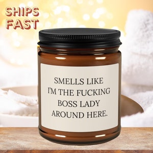 Boss lady Gift, Candle for boss, Thank You Gift For Boss, Entrepreneur Gifts, New Business Owner Girl Boss Boss&#39; Day Gifts, boss xmas gift