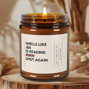 Copy of Fantasy Smut Book Lover Gift, Spicy Book Lover Gift, Smutty Candle Gift, Bookish Merch Gift For Her, BookTok Gift, Smut lover candle