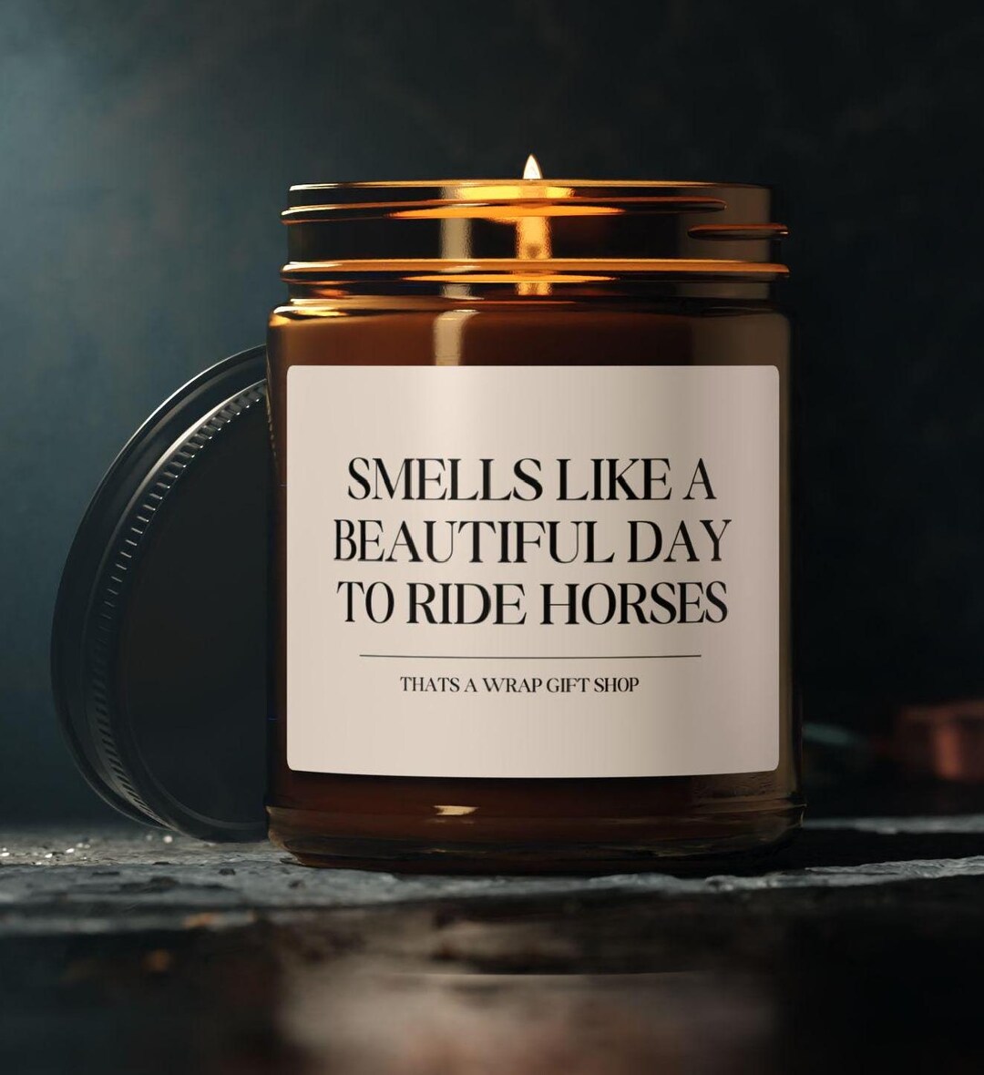 Good Day to Ride My Horse Candle | Gift for Horse Lover | Horse Candle ...