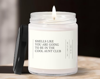 Aunt Pregnancy Announcement, Candle For Aunt To Be, Sister To Aunt, Baby Reveal, Baby Reveal, Custom Candle Gift For Second Baby