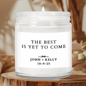 Personalized Engagement Gift, Personalized Engagement Gift For Couple, Newly Engaged Gift, Engagement Candle for couple, Engagement gift