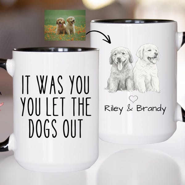 Personalized Dog Sitter Mug with Pet Photo | Dog Walker Gift | Pet Sitting Thank You Gift
