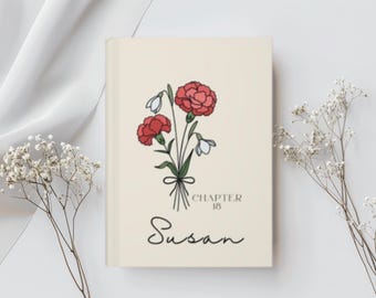 Personalized 18th Birthday Gift, 18th Birth flower Journal, Chapter 18, 2007 Birthday Gift, Birthday gift her Best Friend, Gift For Daughter