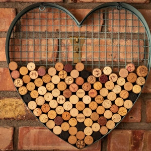 Wine Corks on Brick Wall Print | Canvas and Metal Wall Art | Gift for Her, Mother, Sister