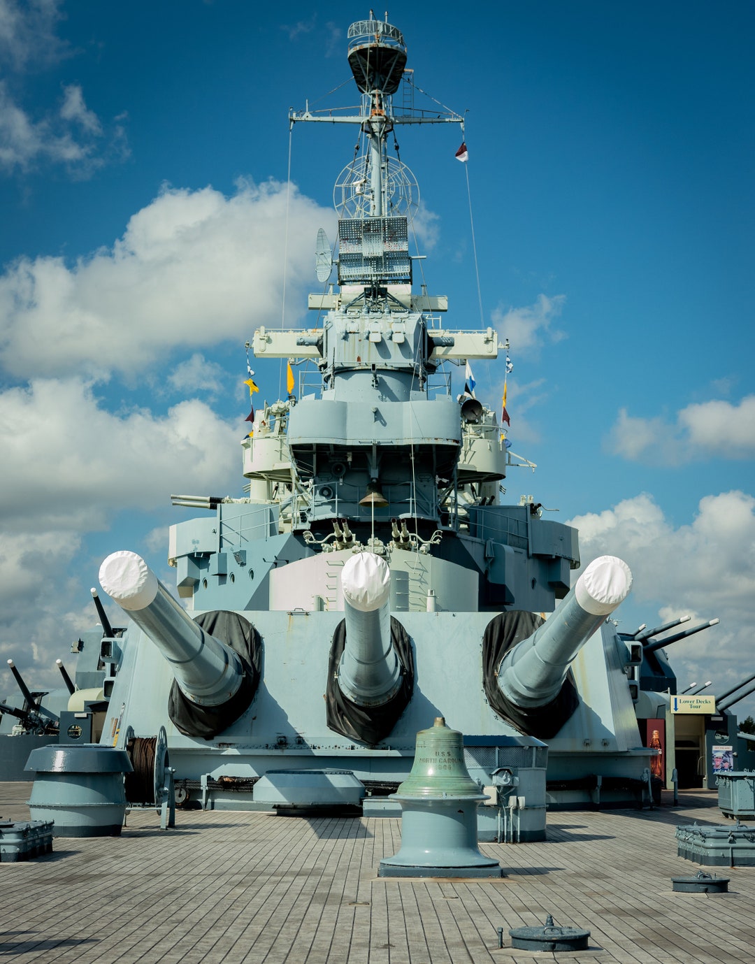 Battleship USS North Carolina Print Canvas Wall Art Etsy