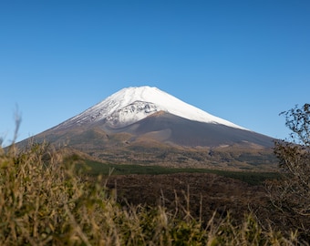 Mount Fuji Landscape | Japanese Canvas or Metal Wall Art | Dorm Room Decor