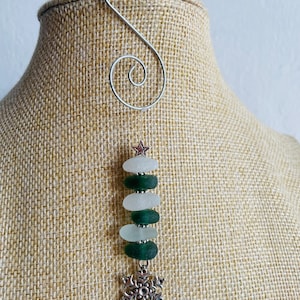 Sea glass Christmas ornament | Sea Glass Sun Catcher | Genuine Seaham Sea Glass | Nature Gift | Sun catcher | Home Decor | mini mobile