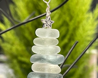 Sea Glass Sun Catcher | Genuine Seaham Sea Glass | Nature gift | Sun catcher | Home decor hanging | mini mobile | Christmas ornament
