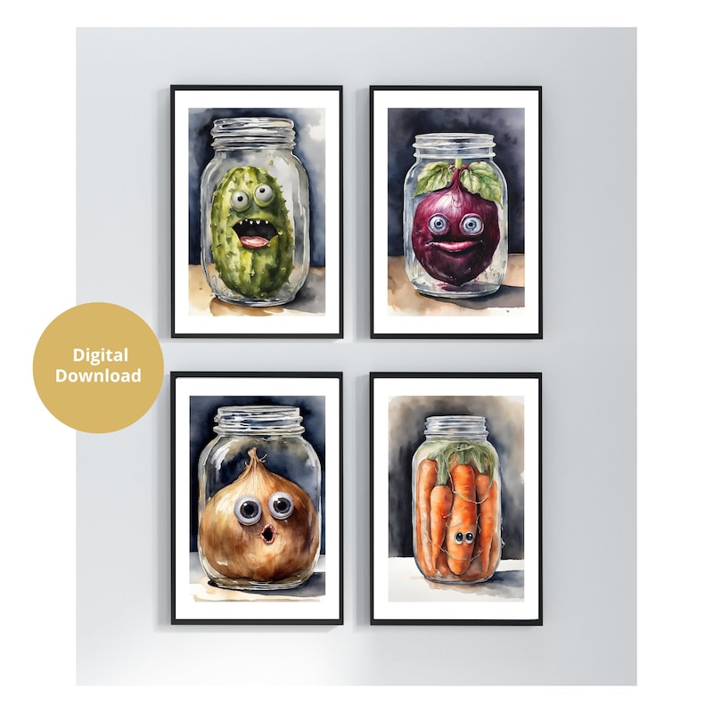 Funny Kitchen Art - Etsy